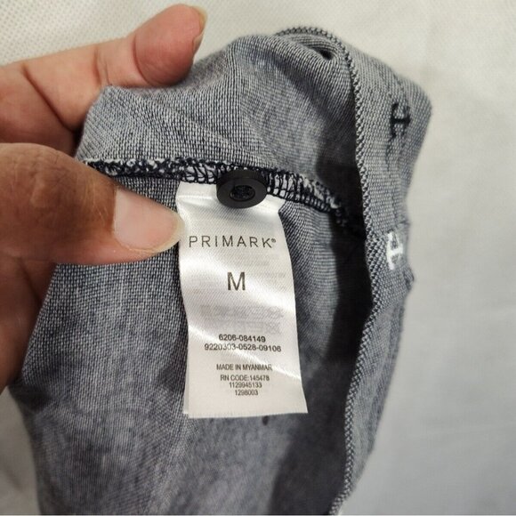 Primark Polo Shirt Collared Men Size M Blue Nautical Anchors Short Sleeve - Picture 7 of 9